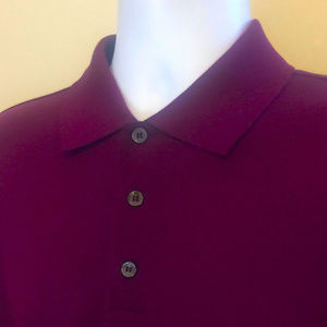 HUGO BOSS Dark Purple Pima Cotton Polo